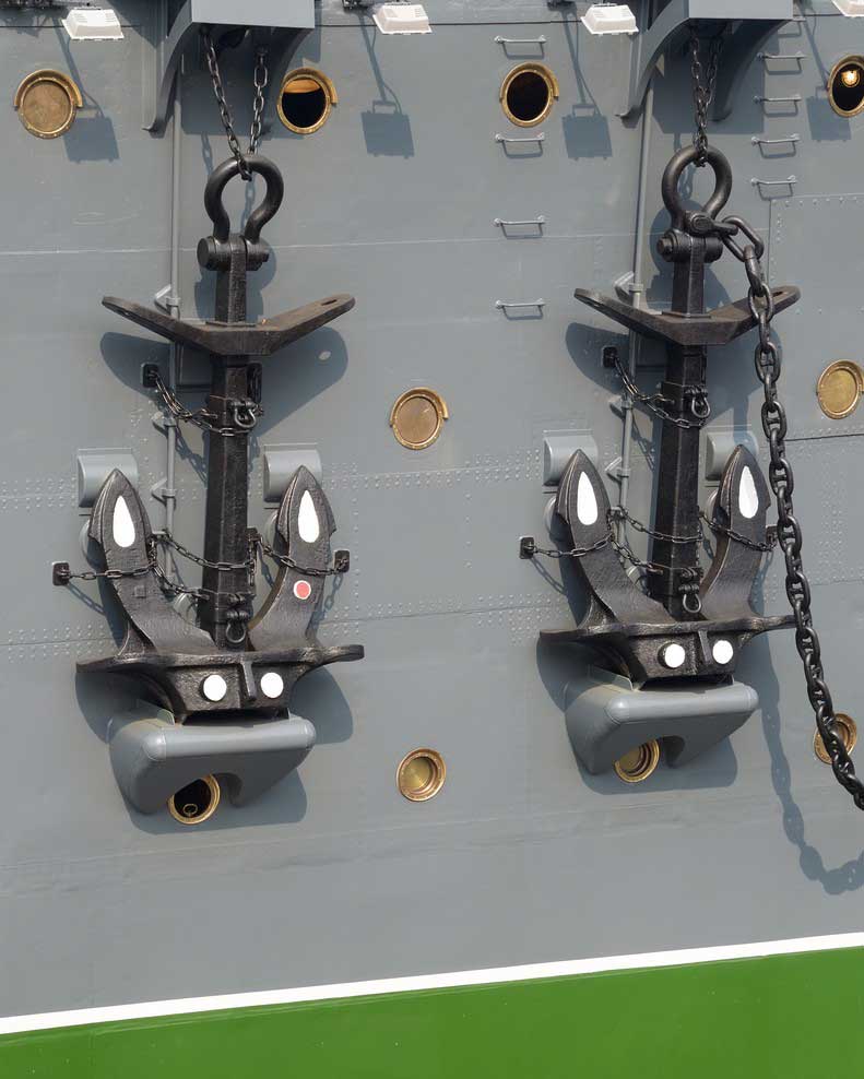 How Does a Small Marine Anchor Hold a Large Ship?