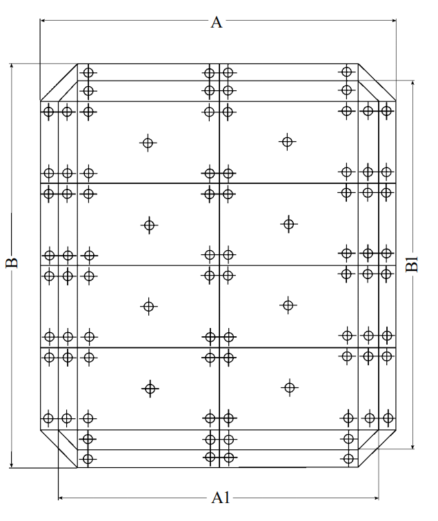 structural dimension of frontal panel