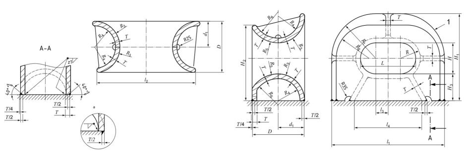 Dimensions of ISO13729 Closed Mooring Chock