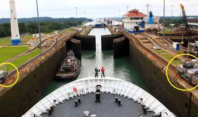 Ship through the Panama Canal