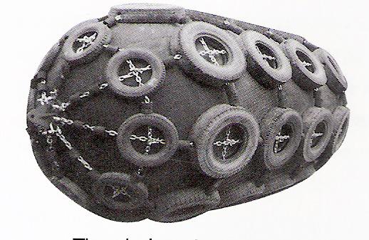 Tire-Chain Net Pneumatic Fender