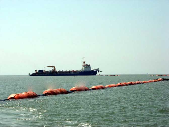 dredging pipeline floaters