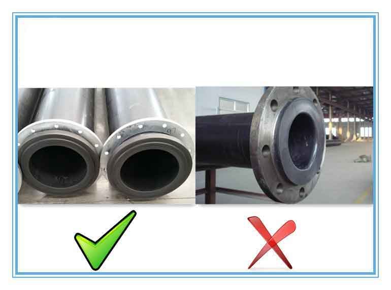 UHMWPE pipe ends