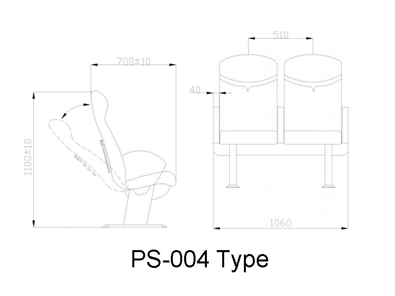 PS-004 Type Ferry Seat