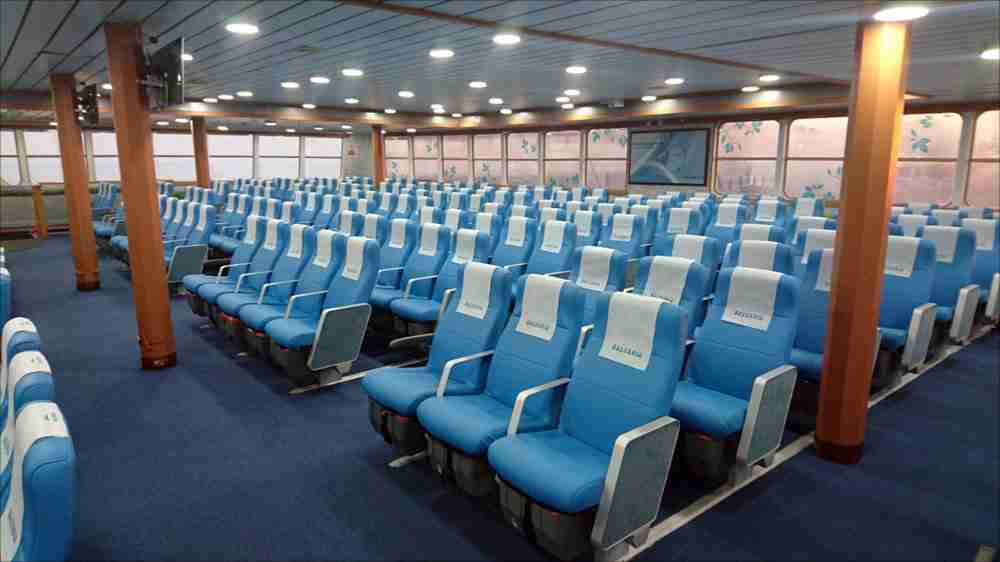 ferry passengers seats