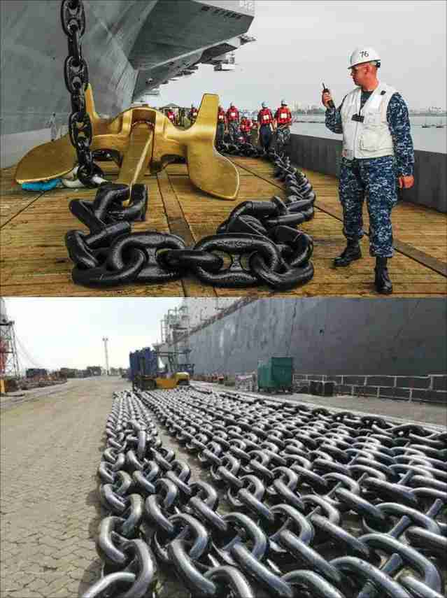 Inspecting the Anchor Chain and Shackles