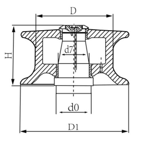 ship guide roller with stand open type single-roller fairlead size chart