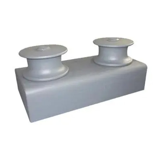ship guide roller with stand open type two-roller fairlead