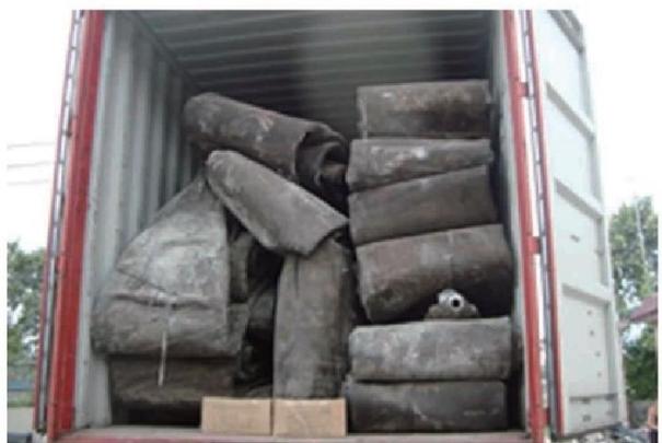 Shipment of airbag