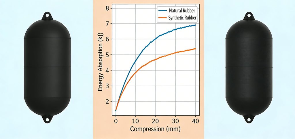 Natural Rubber vs Synthetic Rubber in Marine Fender Manufacturing: Key Differences and Applications