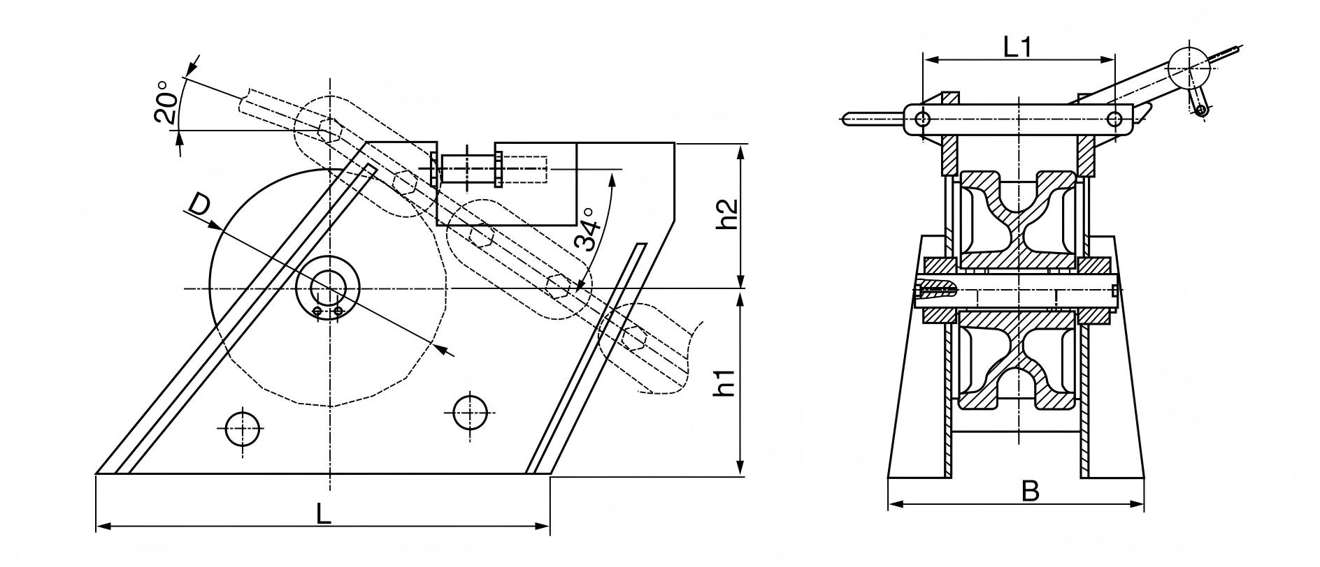 CB/T 3844-2000 Roller Type Chain Stopper