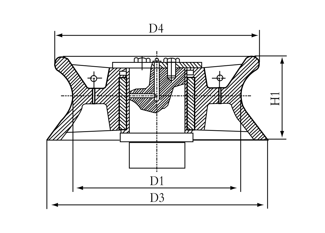 DIN 81906 Guide Roller (with Stand)